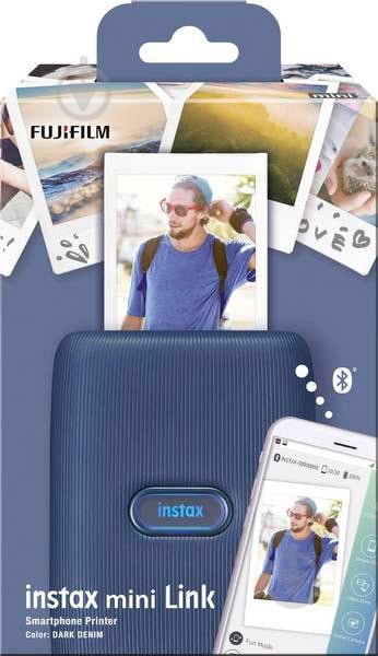 Портативний принтер Fujifilm Instax Mini Link Dark Denim (16640668) - фото 11