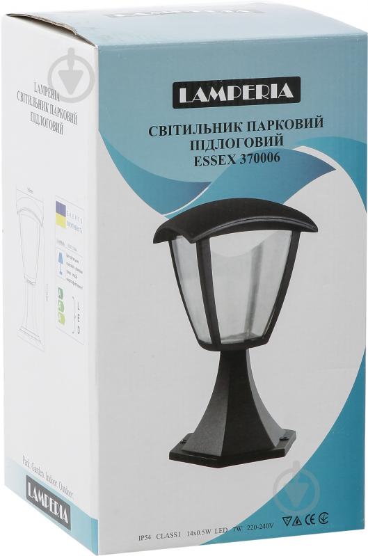 Ліхтарний стовп Lamperia Essex LED 7 Вт IP54 чорний 370006 - фото 5