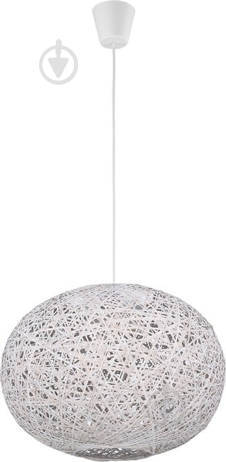 ВИТРИНА! Люстра подвесная TK Lighting Backaz White 1x60 Вт E27 белый 1861 - фото 1 ВИТРИНА! Люстра подвесная TK Lighting Backaz White 1x60 Вт E27 белый 1861 - фото 1