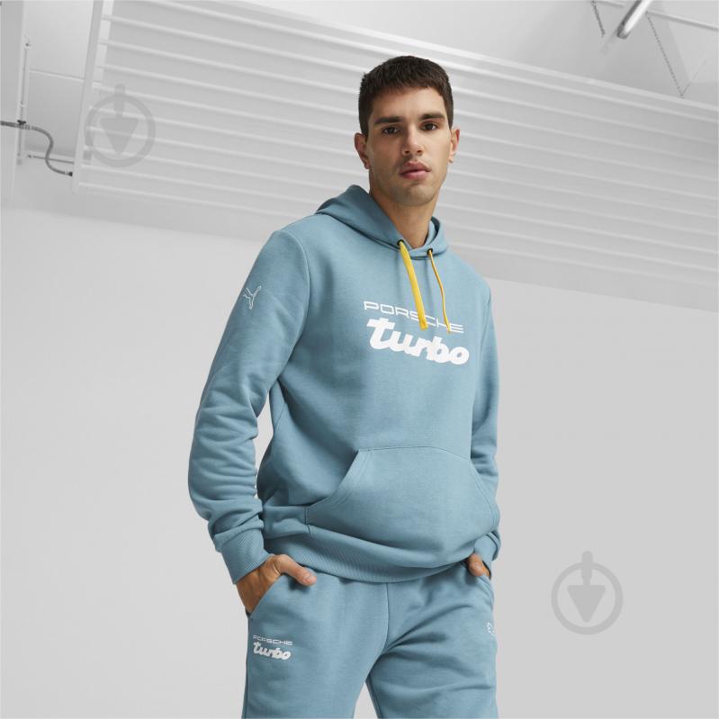 Джемпер Puma PL ESS HOODIE 62102902 р.XL блакитний - фото 3