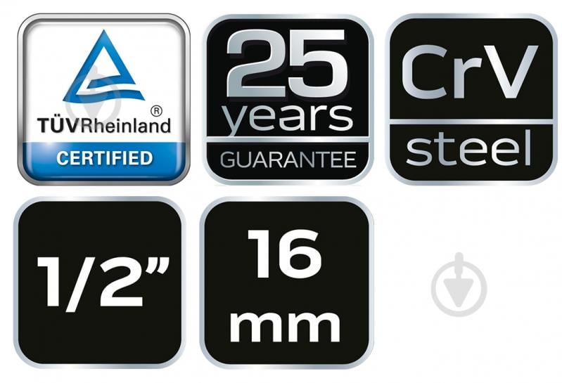 Головка NEO tools 16 мм 08-090 - фото 8