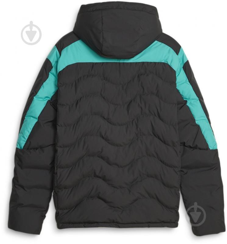 Куртка чоловіча зимова Puma MAPF1 MT7 ECOLITE PADDED JACKET 62114601 р.S чорна - фото 2