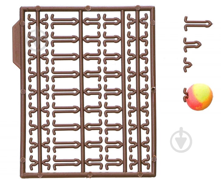 Стопор для бойлов коричневый 2 шт. - фото 1 Стопор для бойлов коричневый 2 шт. - фото 1