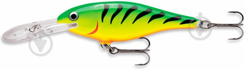 Воблер Rapala Shad Rap 40 мм firetiger SR04-FT - фото 1