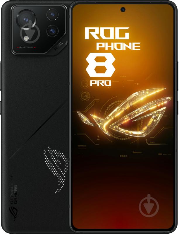 Смартфон Asus ROG Phone 8 Pro 16/512GB black (90AI00N3-M000R0) - фото 1