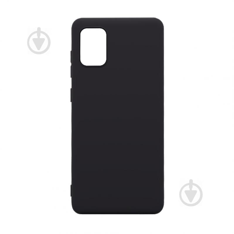 Накладка на корпус Armorstandart Matte Slim Fit для Samsung A31 (A315) Black (ARM56496) - фото 1