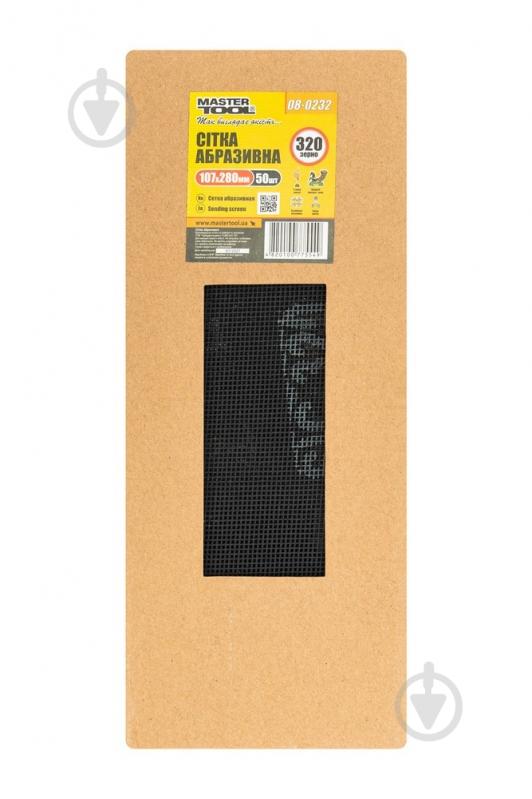 Сітка абразивна MasterTool P320 107x280 мм 50 шт. 08-0232PC - фото 3