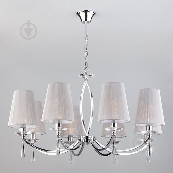 ВИТРИНА! Люстра подвесная Strotskis Valery 60079/8 8x40 Вт E14 хром - фото 1