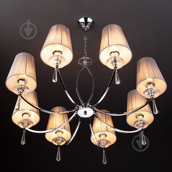 ВИТРИНА! Люстра подвесная Strotskis Valery 60079/8 8x40 Вт E14 хром - фото 4