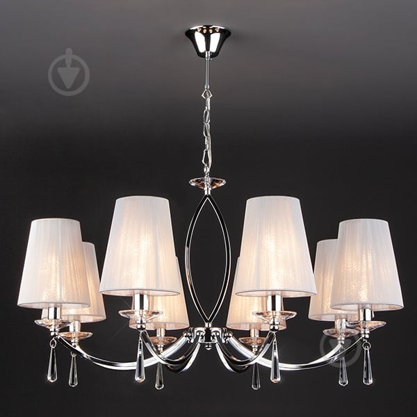 ВИТРИНА! Люстра подвесная Strotskis Valery 60079/8 8x40 Вт E14 хром - фото 5