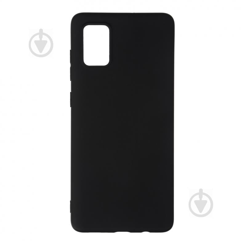 Накладка на корпус Armorstandart Matte Slim Fit для Samsung A71 2019 (A715) Black (ARM56139) - фото 1