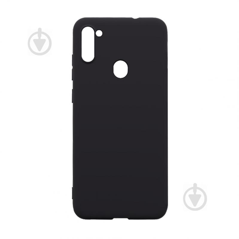 Накладка на корпус Armorstandart Matte Slim Fit для Samsung A11 (A115)/M11 (M115) Black (ARM56482) - фото 1