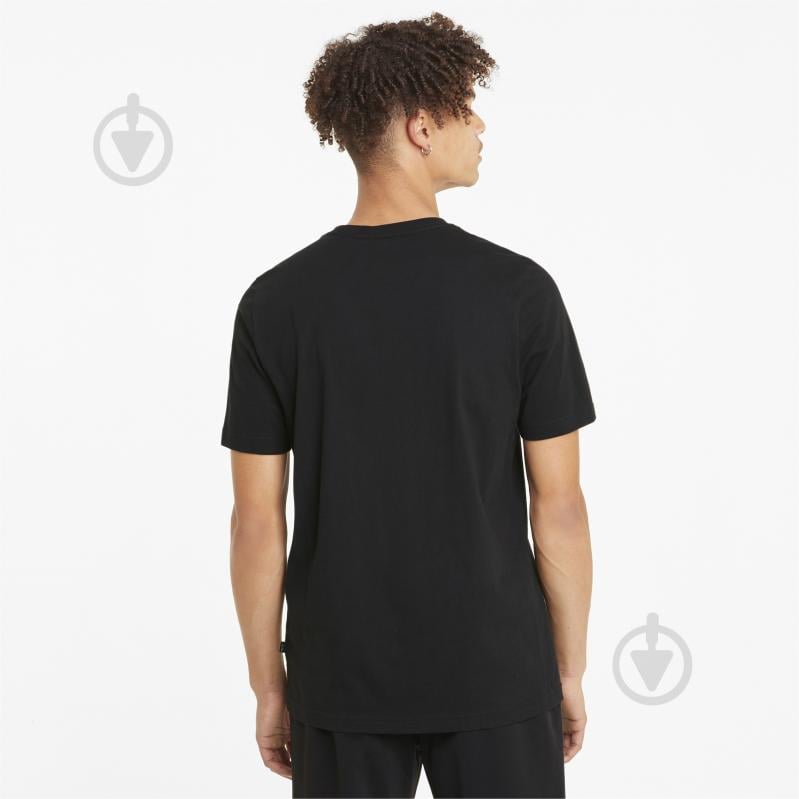Футболка Puma ESS Logo Tee 58666601 р.S черный - фото 4