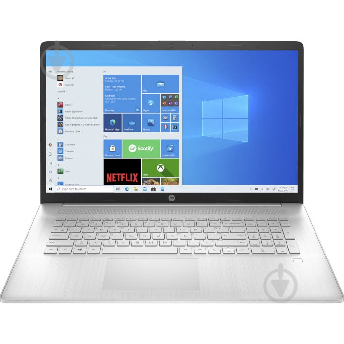 Ноутбук HP Laptop 17-cn3016ua 17,3" (94Z27EA) natural silver - фото 1