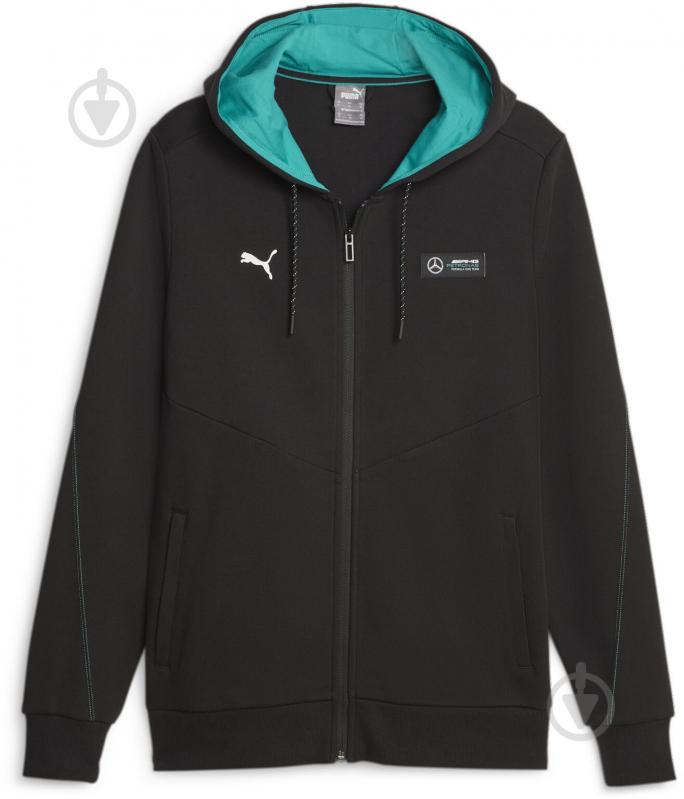 Джемпер Puma MAPF1 HOODED SWEAT JACKET 62114701 р.M чорний - фото 1