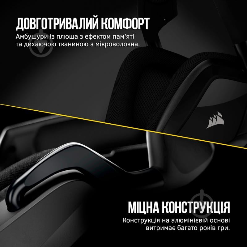 Навушники Corsair Void RGB Elite USB black (CA-9011203-EU) - фото 4