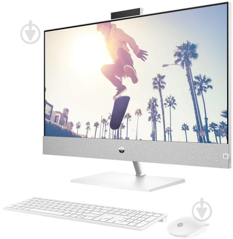 Моноблок HP Pavilion 27" (9D3Q8EA) white - фото 5