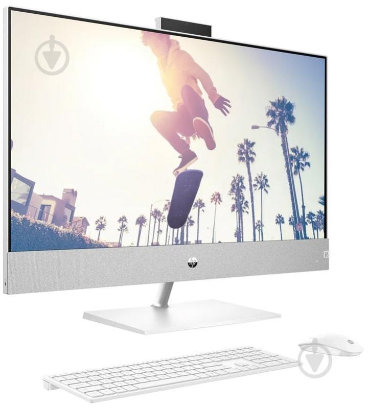 Моноблок HP Pavilion 27" (9D3Q8EA) white - фото 6