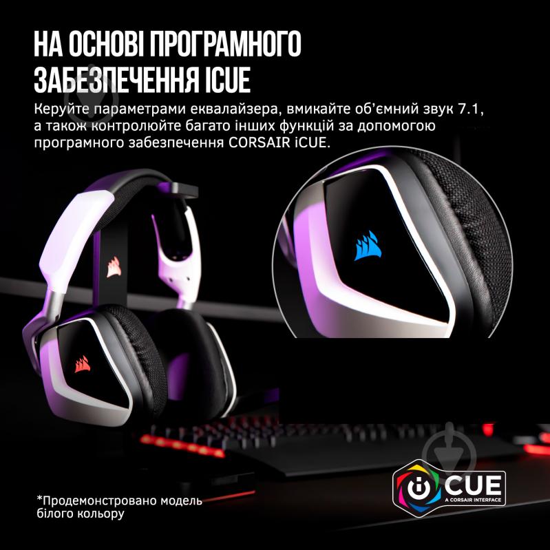 Гарнитура игровая Corsair Void Elite Gaming Headset black (CA-9011201-EU) - фото 7