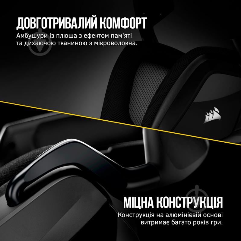 Гарнитура игровая Corsair Void Elite Gaming Headset black (CA-9011201-EU) - фото 4