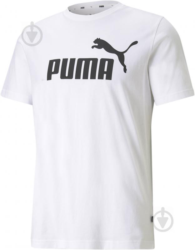 Футболка Puma ESS Logo Tee 58666602 р.S білий - фото 4