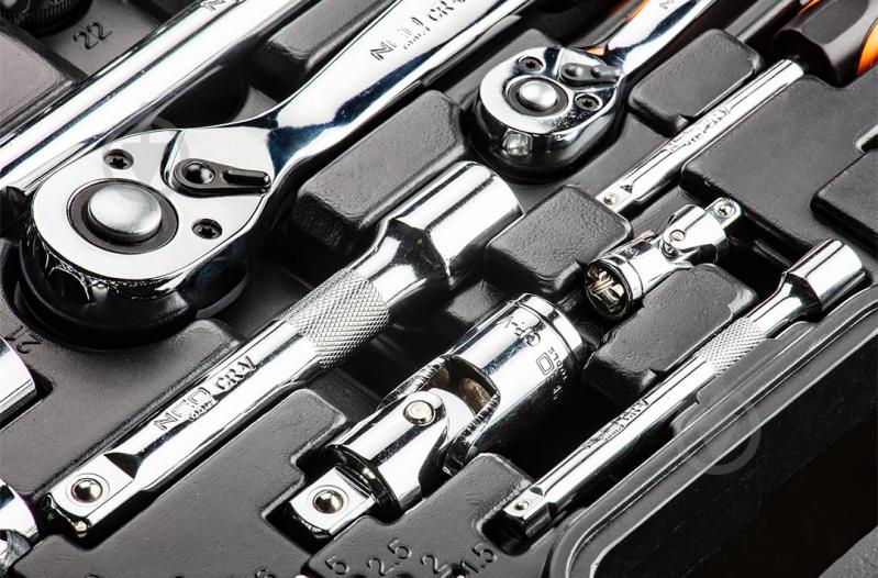 Головка NEO tools 1/4"(F)×3/8"(M) 77 шт. 08-915 - фото 5 Головка NEO tools 1/4"(F)×3/8"(M) 77 шт. 08-915 - фото 5