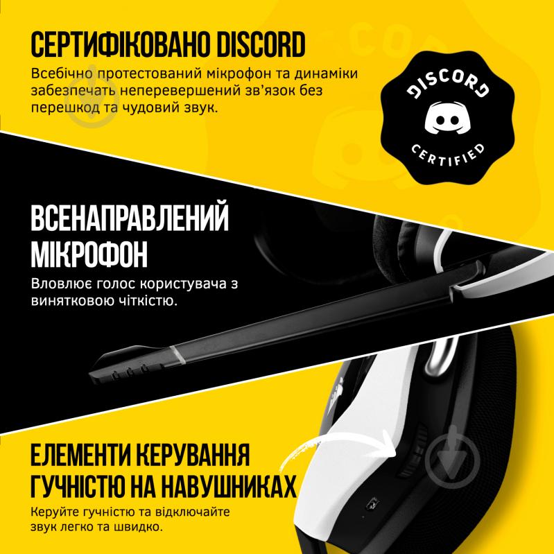 Гарнітура ігрова Corsair Void Elite Gaming Headset white (CA-9011202-EU) - фото 6