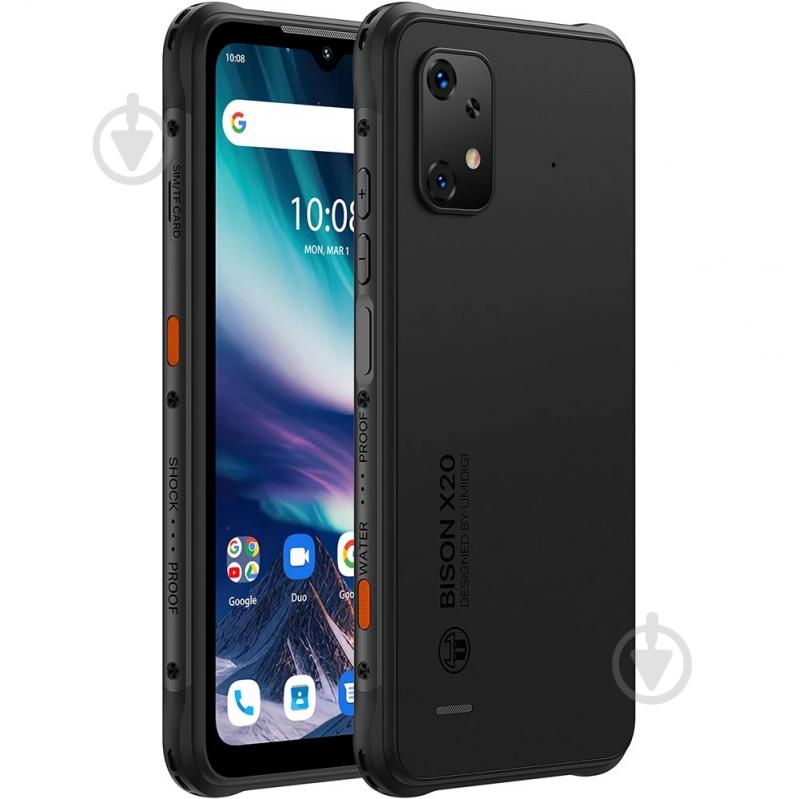 Смартфон Umidigi BISON X20 NFC 6/128GB graphite black (6973553523750) - фото 13