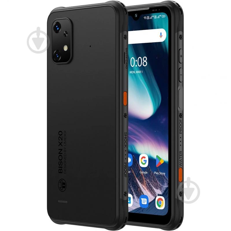 Смартфон Umidigi BISON X20 NFC 6/128GB graphite black (6973553523750) - фото 12