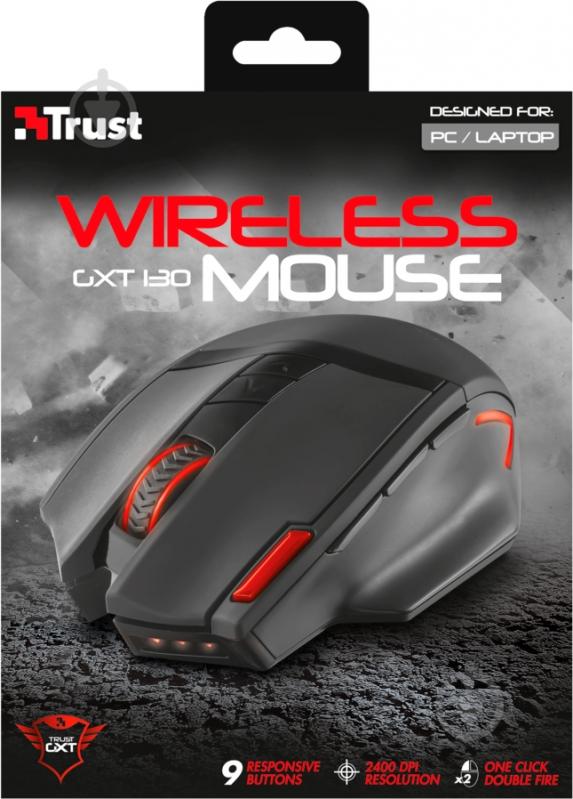 Миша Trust GXT 130 Wireless Gaming Mouse (20687) - фото 6 Миша Trust GXT 130 Wireless Gaming Mouse (20687) - фото 6