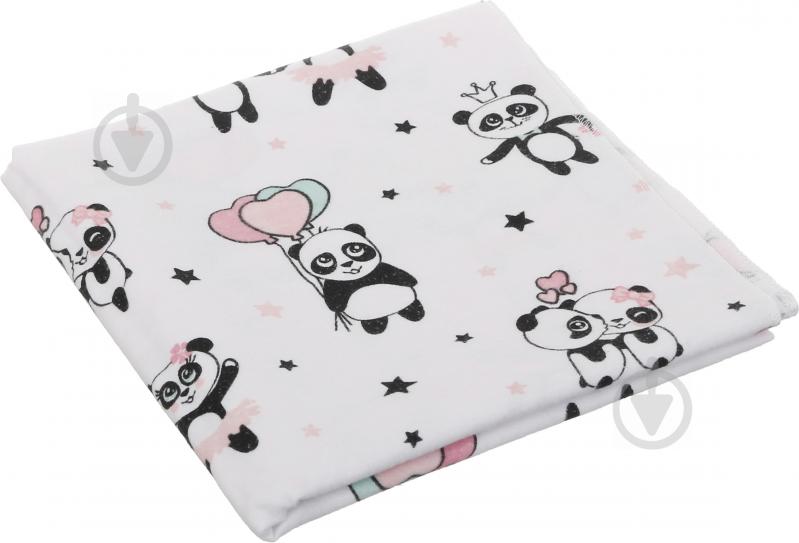 Пелюшка Luna Kids Panda 90x90 см білий із принтом - фото 1