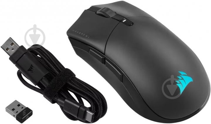 Мишка Corsair Sabre RGB Pro Champion Wireless black (CH-9313211-EU) - фото 5