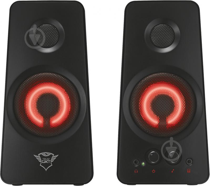 Акустична система Trust GXT 608 Illuminated Speaker Set 2.0 black - фото 1