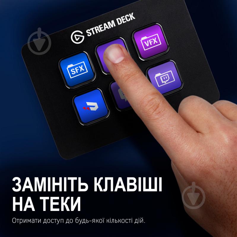 Контроллер для стриминга Elgato Stream Deck Mini black - фото 12