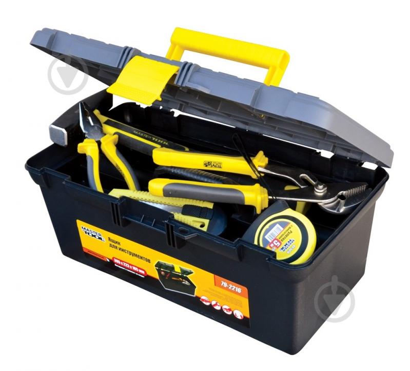 Ящик для инструментов MasterTool 16" 79-2216 - фото 1 Ящик для инструментов MasterTool 16" 79-2216 - фото 1