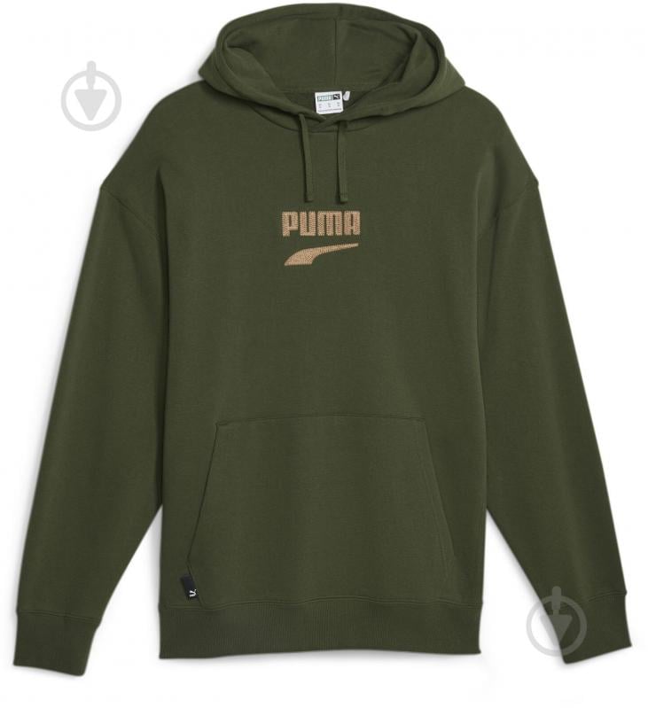 Джемпер Puma DOWNTOWN LOGO HOODIE TR 62128031 р.L зеленый - фото 1