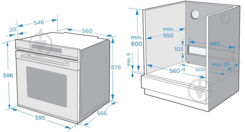 Духовой шкаф Interline OEG 740 KTD BA - фото 9