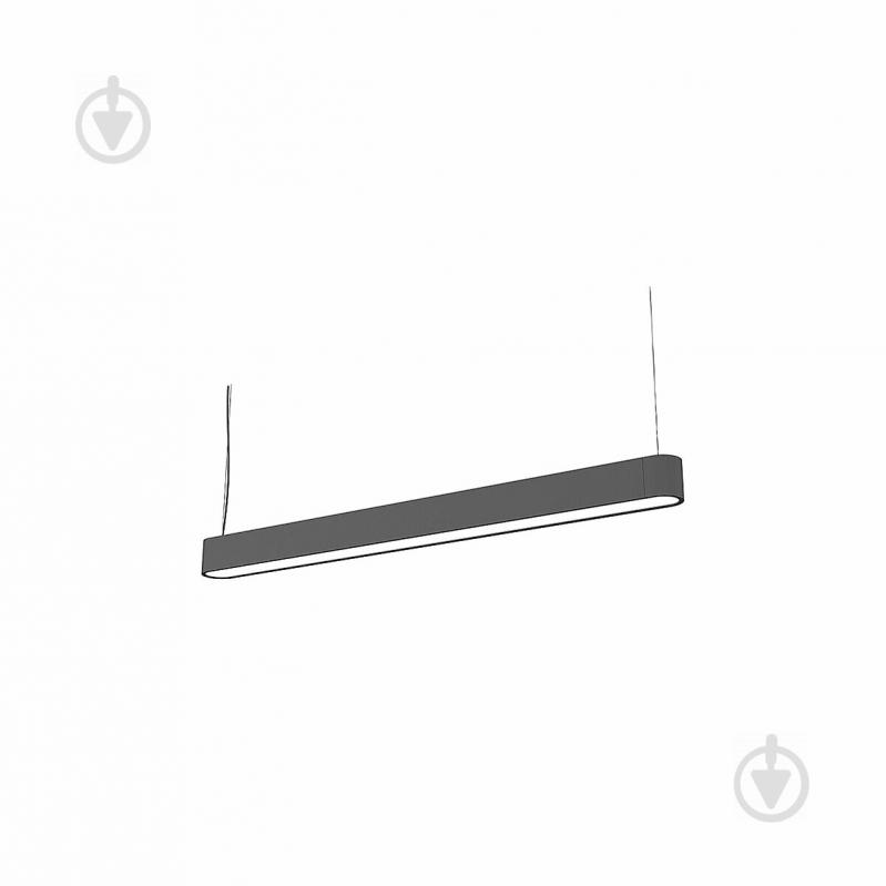 Підвіс Nowodvorski Soft T8LED 1x22 Вт G13 графіт 7525 - фото 1