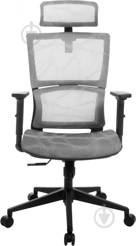 Кресло GT Racer B-810A серый - фото 2