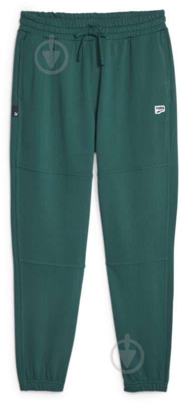 Брюки Puma DOWNTOWN SWEATPANTS TR 62128743 р. XL зеленый - фото 1