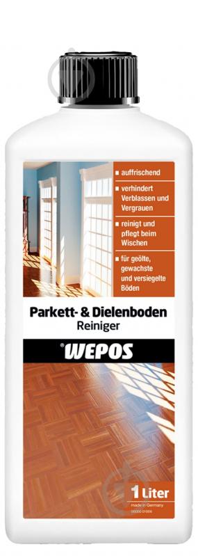 Засіб Wepos для паркету і дерев'яних підлог 1 л - фото 1