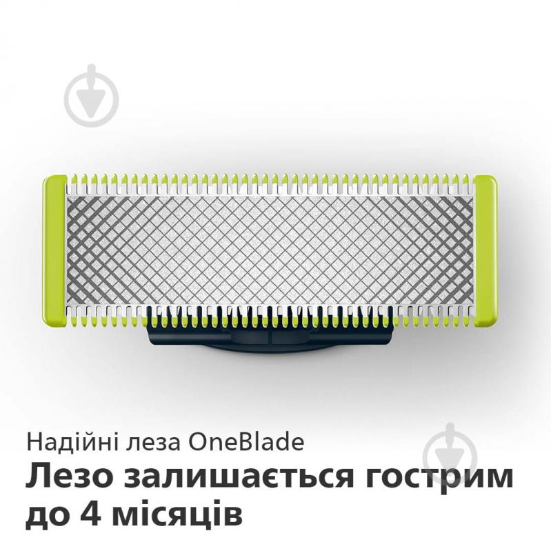 Електростанок із тримером Philips OneBlade Pro QP6550/15 (2 в 1) - фото 6