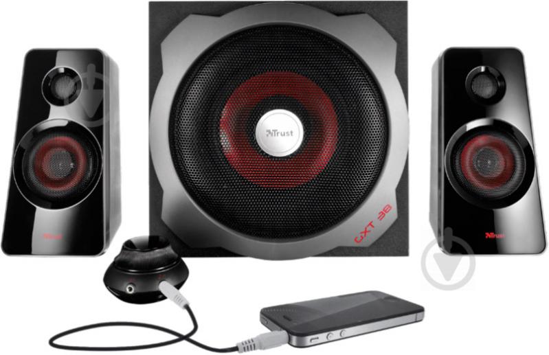 Акустическая система Trust GXT 38 2.1 Subwoofer Speaker Set 2.1 - фото 4