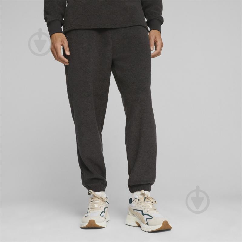 Брюки Puma CLASSICS FLEECE SWEATPANTS 62133201 р. M черный - фото 3