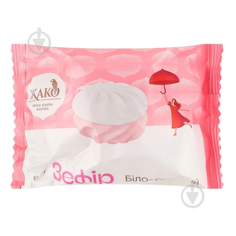 Зефир Жако Бело-розовый Ликом 50 г - фото 1