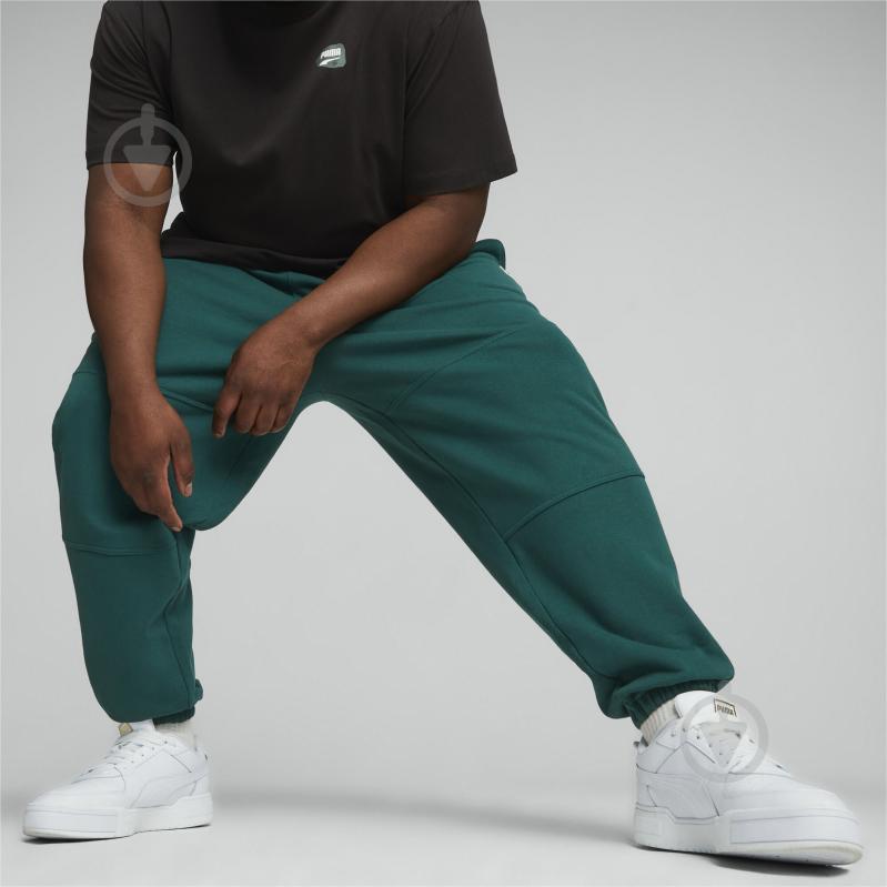 Штани Puma DOWNTOWN SWEATPANTS TR 62128743 р. 2XL зелений - фото 4