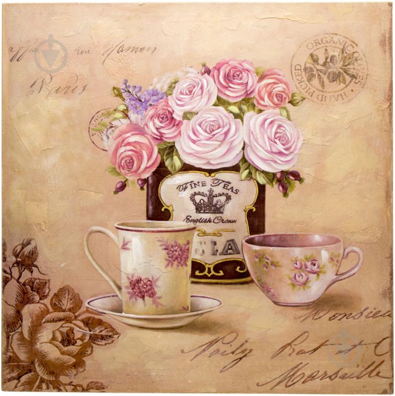 Картина Чайна F4205A 50x50 см - фото 1 Картина Чайна F4205A 50x50 см - фото 1