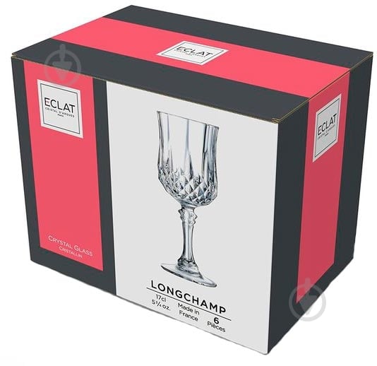 Набор бокалов для вина Cristal Darques Longchamp 170 мл 6 шт. - фото 4
