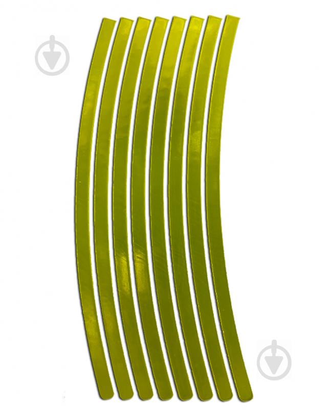 Світловідбивач LOOM LM-0011-green-yellow (наклейка для обода) - фото 1