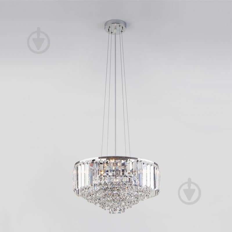 ВИТРИНА! Люстра подвесная Strotskis Torreta 5x60 Вт E14 хром 10105/5 (хром) - фото 1